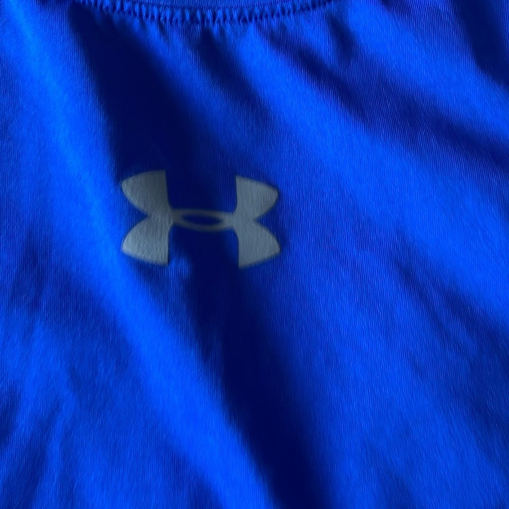 Under Armour Blue Rash Guard Swim Top - Picture 3 of 4